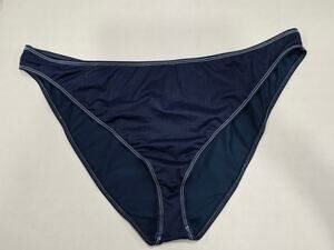 Good American Denim Better Bikini Bottom Size 7 Indigo NWOT